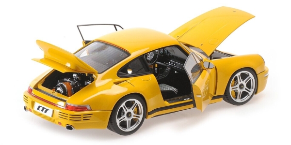 Almost Real Porsche Ruf CTR Anniversary 2017 blossom gelb 1:18 limitiert Modellauto