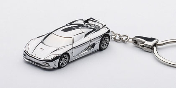 AutoArt Schlüsselanhänger KOENIGSEGG AGERA ALUMINIUM CAR KEYCHAIN 41628