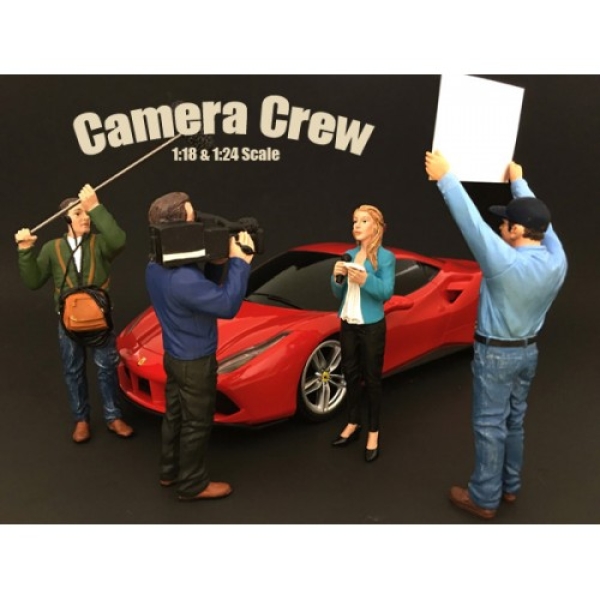American Diorama 77478 Figure holding reflector Camera Crew II 1:24