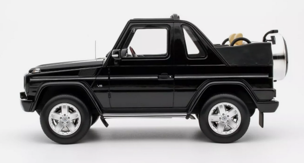 Otto Models OT1040 Mercedes-Benz G500 Convertible Obsidian Schwarz Metallisch 2007 limitiert Modellauto