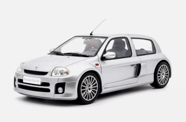 Otto Models 1034 Renault Clio V6 Phase 1 Silver 2001 1:18 limited 1/2000 Modelcar