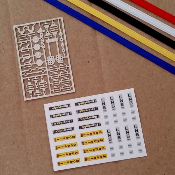 Tremonia Belt Set I yellow 1:18 Modellauto Tuning Diorama