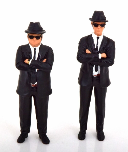 KK-Scale Figur Set mit 2 Figuren Jake und Elwood 1:18 Modellauto Diorama