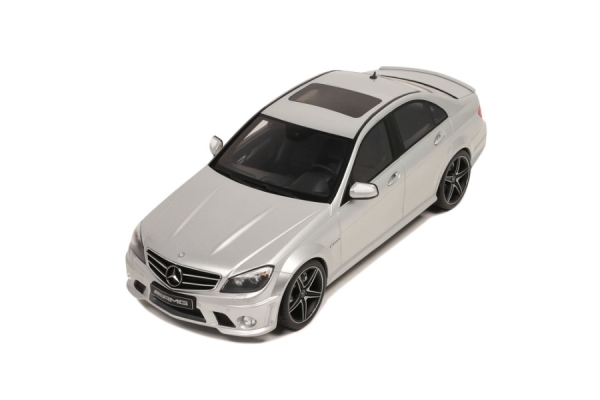 modellbau klar GT Spirit 462 Mercedes Benz C63 AMG Silber 1 18 limitiert Modellauto